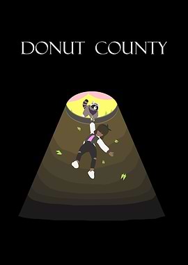 Donut County Raccoon and Falling Person