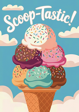 Scoop-Tastic Ice Cream Cone