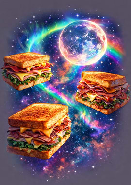 Cosmic Sandwiches in Space