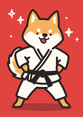 Shiba Inu Karateka