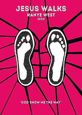 Kanye West Jesus Walks Poster