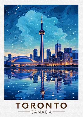 Toronto Skyline at Night