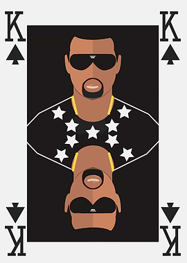 King of Spades Card with Kanye West