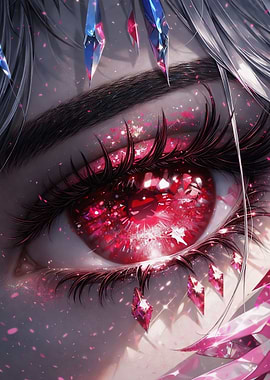 Close-up of a Gemstone Eye