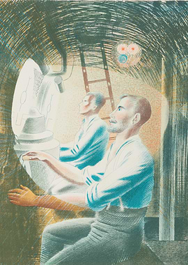 Two men in a laboratory