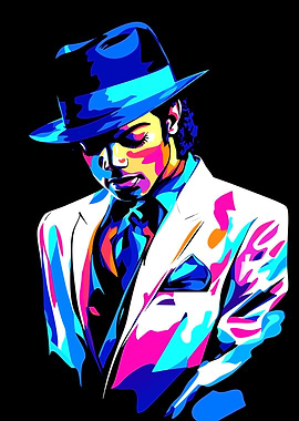 Michael Jackson Pop Art Portrait