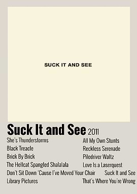 Arctic Monkeys Suck It and See Album