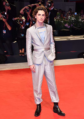 Timothée Chalamet on Red Carpet