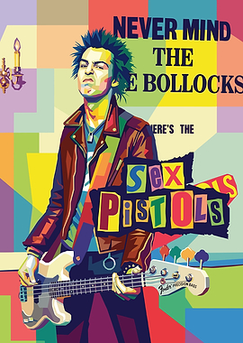 Sid Vicious Sex Pistols Pop Art