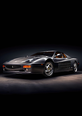 Classic Ferrari Testarossa Sports Car