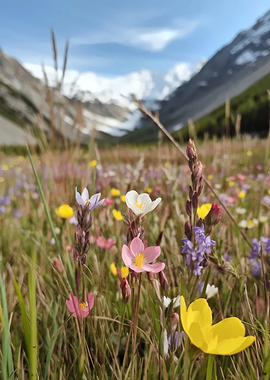 Wildflowers in a Mountain Meadow