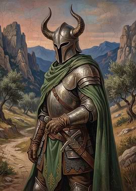 Fantasy Knight in Armor