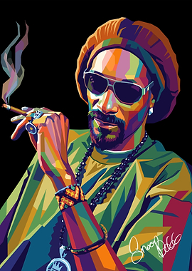 Snoop Dogg Pop Art Portrait