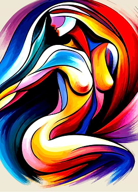 Abstract Woman Portrait