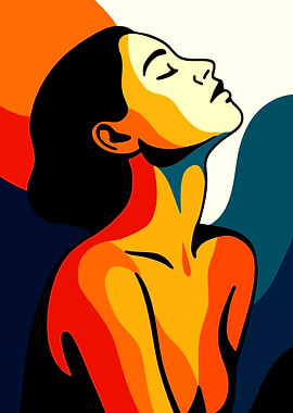 Stylized Portrait of a Woman