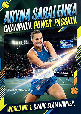 Aryna Sabalenka Tennis Champion