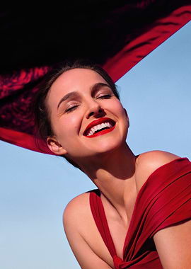 Natalie Portman in Red Dress