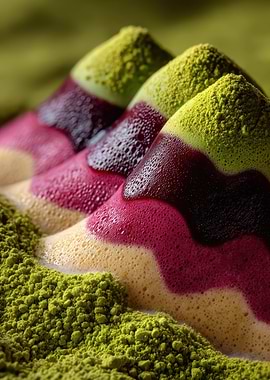 Layered Matcha Dessert