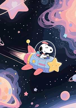 Snoopy in a Spaceship