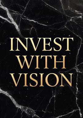 Invest With Vision Text Art