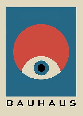 Bauhaus Eye Poster