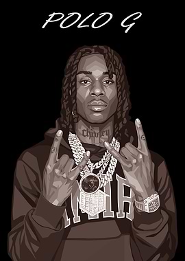 Polo G Digital Art Illustration