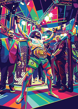 Khabib Nurmagomedov UFC Champion Celebration