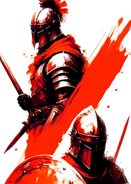 Warriors in Red Armor