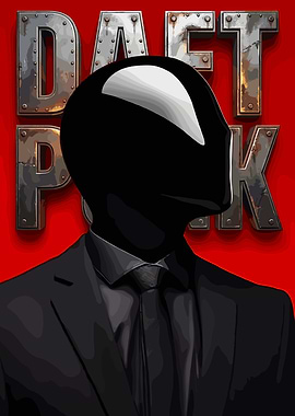 Daft Punk Robot Portrait