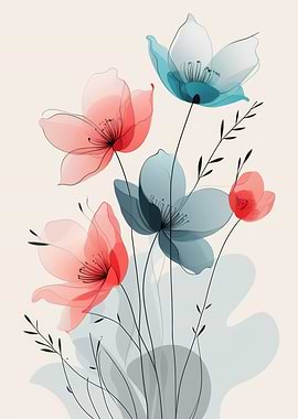 Watercolor Floral Illustration