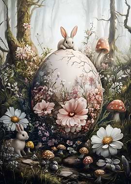 Fantasy Easter Egg Painting
