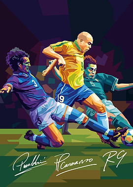 Football Legends in Action