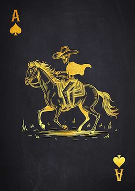 Ace of Spades Skeleton Rider