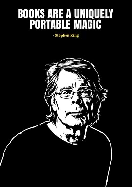 Stephen King Quote Poster