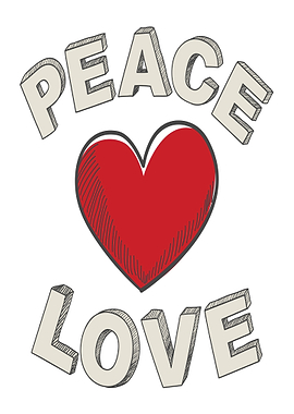Peace Love Heart