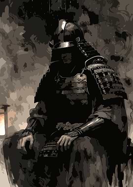 Samurai Warrior in Armor Fantasy