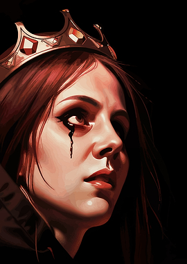 Queen with Black Tears