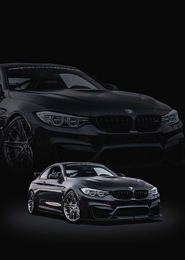 Dark BMW M4 Coupe