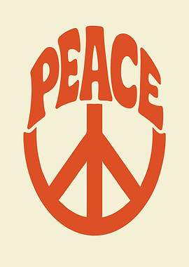 Peace Symbol with Text