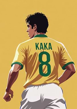 Kaka Brazil Soccer Jersey