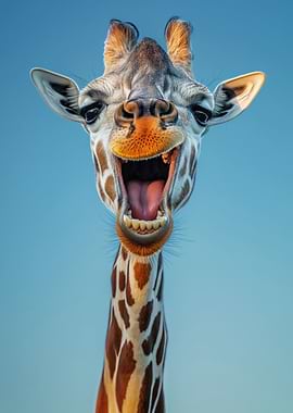 Funny Giraffe Yelling