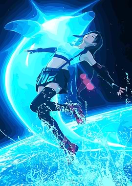 Tifa Lockhart in Water