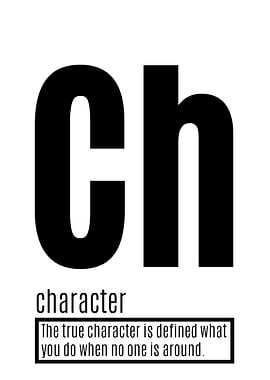 Character Definition Typography