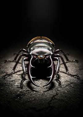 Stag Beetle Macro Shot