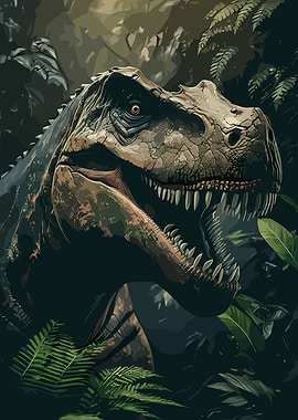 Tyrannosaurus Rex in Jungle