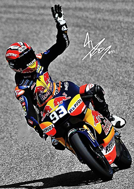 Marc Marquez Motorcycle Racing