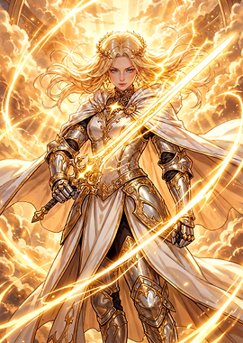 Golden Warrior Woman