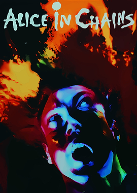 Alice in Chains Screaming Face