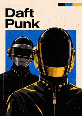 Daft Punk Fanart Poster
