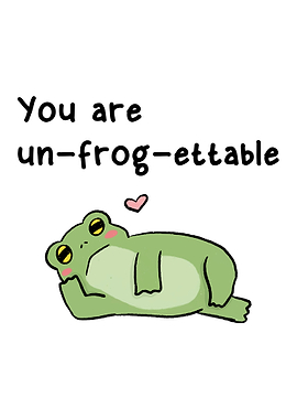 Cute Frog Pun Card